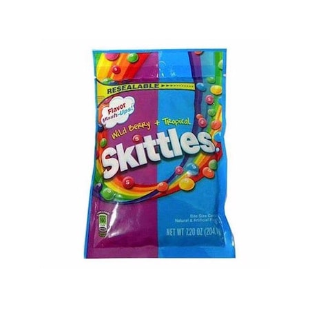 Skittles Skittles Mash Ups Tropical and Wildberry Candy 7.2 oz WMW26586